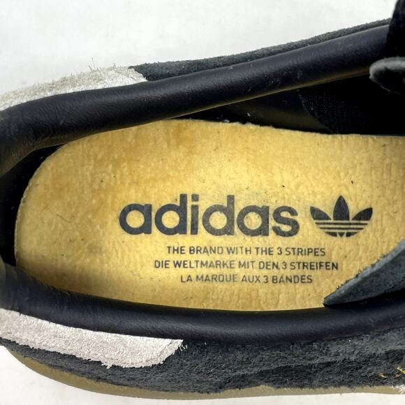 Adidas Campus Low Black Suede Gum Sole Womens Size 6 - Picture 7 of 9